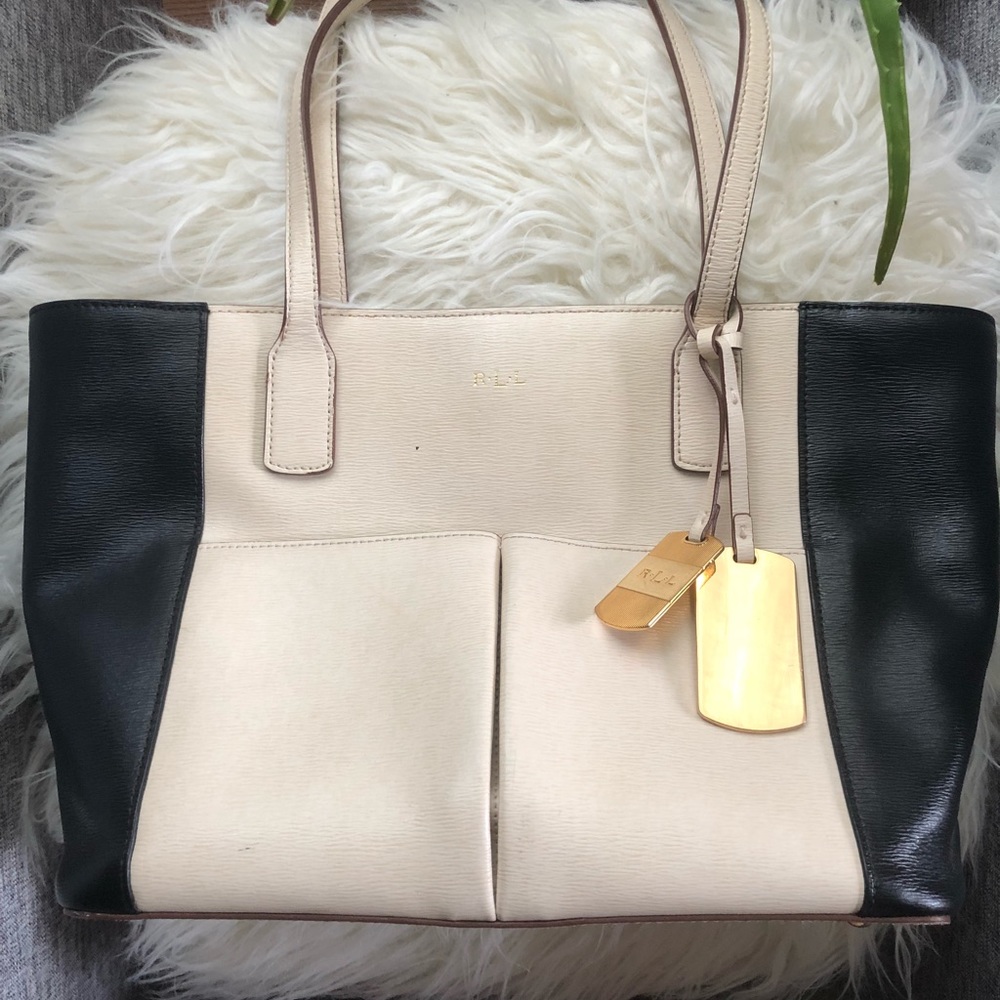 Ralph Lauren Leather Tote Bag